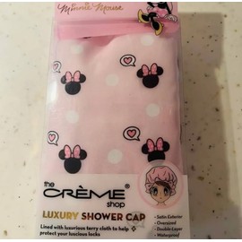 The Crme Shop Luxury Pink Silk Shower Cap