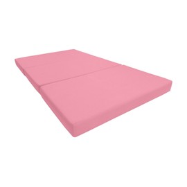 Danfuton Twin Trifold Foam Bed, Shikibuton, Sleeper  Ottoman Mattress 4 x 39 x 75 Pink