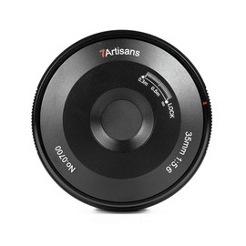 7artisans 七工匠 3556LB 35mm F5.6 Leica L-Mount Compatible Pancake Lens Single Focus Lens Full Size Lens Ultra-thin Camera Lens Wide Angle Lens L-Mount (2-Year Warranty Included, Domestic Genuine Product