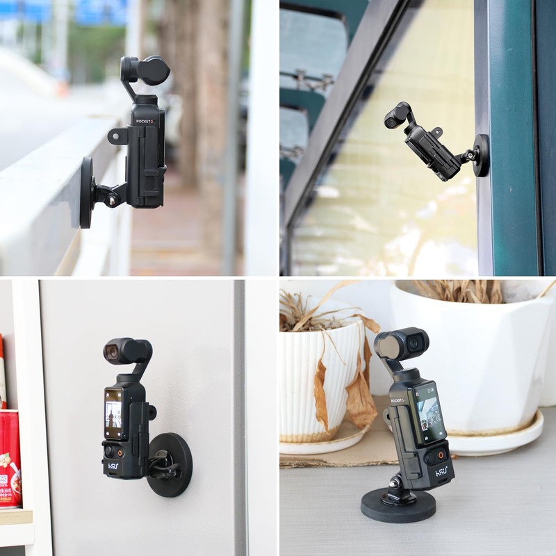 HSU Magnetic Mount Stand for Osmo Pocket 3, Expansion Frame