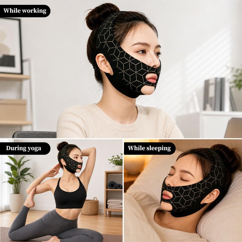 Reusable V Line Chin Strap, Double Chin Reducer Face Lifting