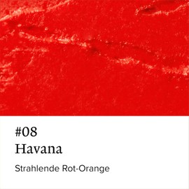 Melixir Vegan Lip Butter #08 Havana (Tinted) (+ 8 Other Colours) 3.9 g, Bee-Free, Petrolatum Free, Deep Nourishing Vegan Lip Balm on a Plant-Based Base