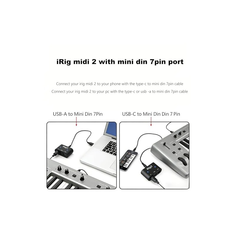 Cable Mini-Din tipo C a 7 pines para conectar tu