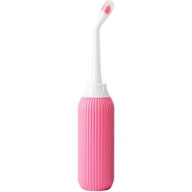 Bidé portátil personal con función de limpiador de glúteos para confinamiento posparto y limpieza diaria de piezas privadas (rosa)