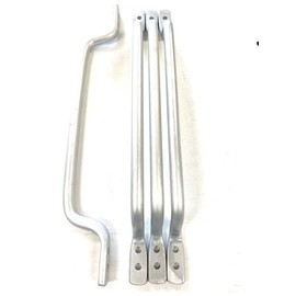 Solid Aluminum Round Grab Handle - 5/8 Diameter X 18 INCH Long (4)