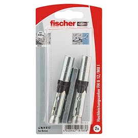 fischer 522831 Internal Thread Anchor SB Card, Contents: 2 x High Performance Anchor FH II 12/M8 I (Female Thread), 1 x Setting Tool