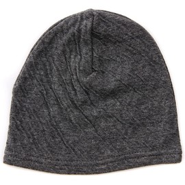 Charm Baby Boys - Gorro de algodón orgánico para bebé, suave y holgada, fabricado en Japón, Gris-oscuro, Talla única