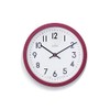Acctim Elstow Small Kitchen Wall Clock Quartz Retro Style Clay