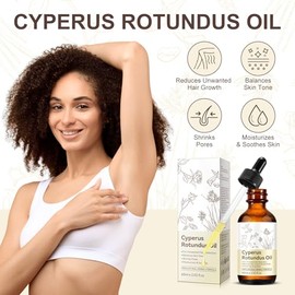 2 unidades de aceite Cyperus Rotundus, aceite natural de Cyperus Rotundus para depilación, reduce el crecimiento no deseado del cabello, hidrata y cal