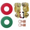 Vicue Upgraded 1 Pair Solid Brass Battery Terminal Connector Top