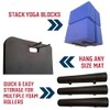 IRON AMERICAN Colgador para esterillas de yoga - Ganchos ajustables