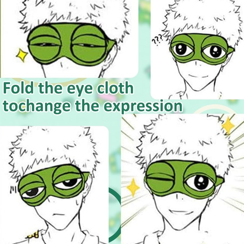Funny Eye Mask, Funny Sleep Mask, Frog Eye Mask, 3D