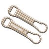 ADD YOUR NAME V-ROD® Bottle Opener – Plaid Pattern (Brown)