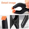 10 Pieces Large Nylon Spring Clamps, 6 Inch and 4