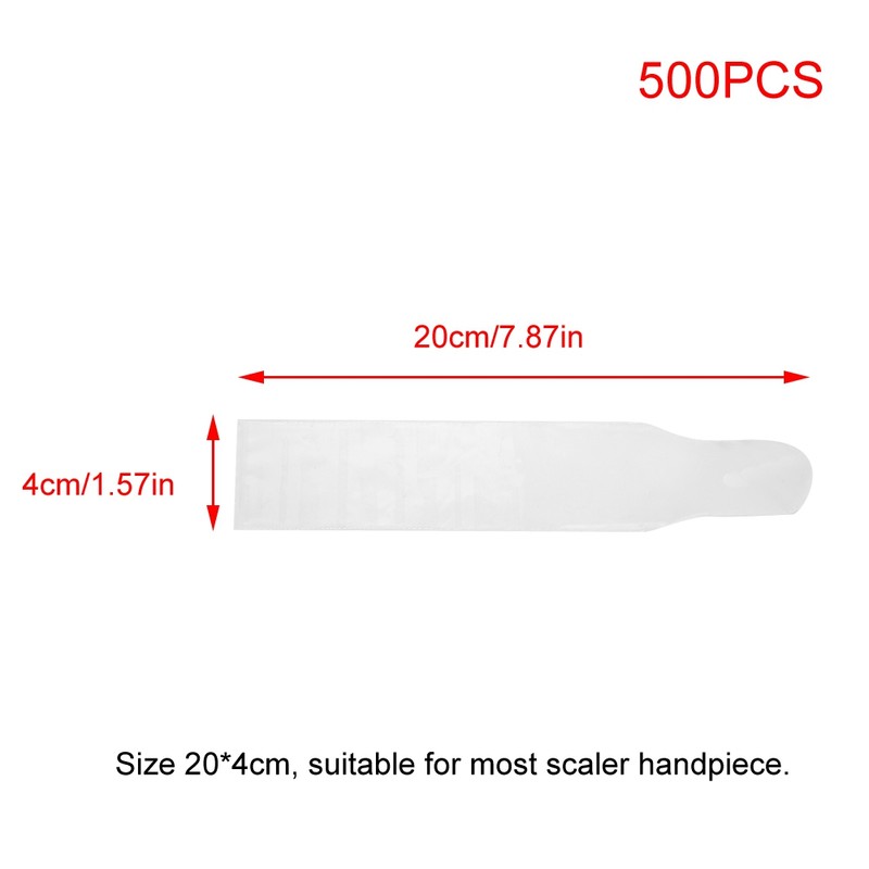 500pcs/set Disposable Plastic Dental Scaler Handpiece Sleeve Cover Protector