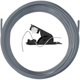 10 Metre PTFE Hose with Cutter, 2.5 mm ID × 4 mm OD Low-Friction PTFE Tube Teflon Hose with Cutter for 1.75 mm 3D Printer Filament, for Bambu Lab A1/A1 mini/P1P/P1S/X1C, for K1/K1 Max/Ender 3 V3