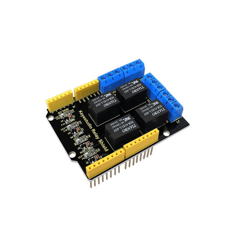 KEYESTUDIO 4 Channel Relay Shield 5V for Arduino Controller R3
