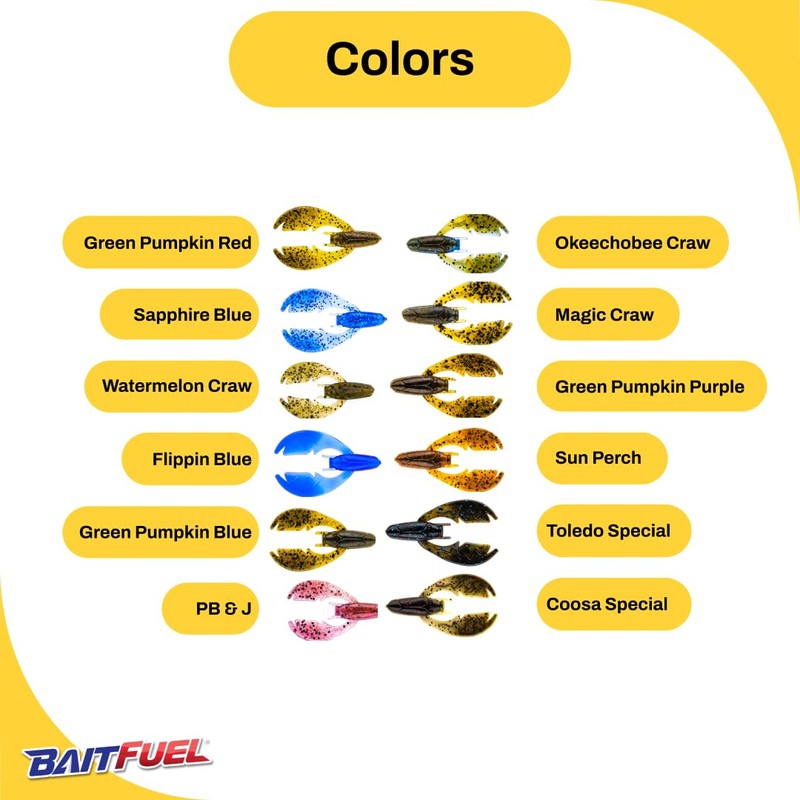 BAITFUEL PACA Chunk Creature Bait Infused with Supercharged X55 Formula