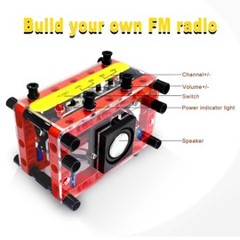 DIY FM Radio Kit to Building Your Own Radio Kit Stocking Stuffer Gifts Circuit Engineering Electronics Beginner Practice Project Smartivity