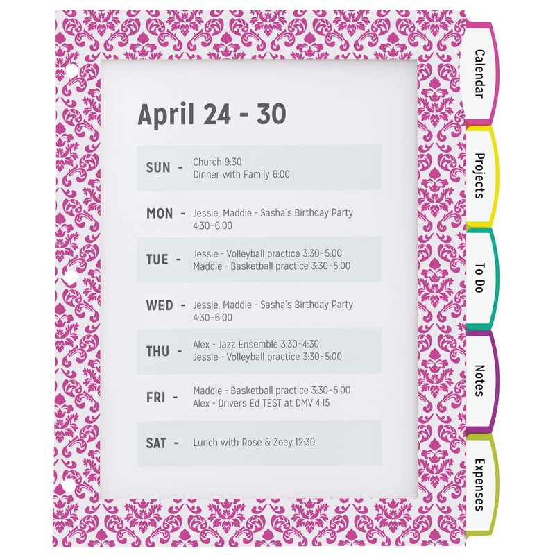 Avery Ultralast Big Tab Plastic Dividers, 5 Tabs, 1 Set,