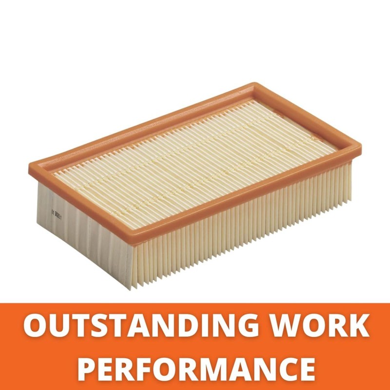 Fein Flat Pleated Dust Extractor - Fits Turbo I and