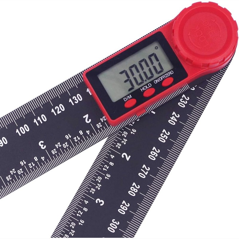 Gasea Digital Angle Finder Ruler, 200mm/7 Inch LCD Digital Protractor