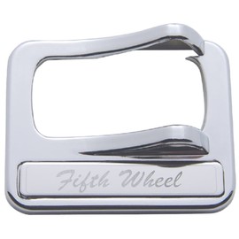 Chrome Plastic Fifth Wheel Rocker Switch Cover Stainless Plaque fits Peterbilt