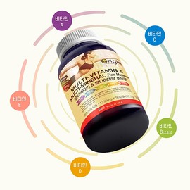 Origin Multivitamin & Multimineral for Women 90 Capsules (2 units) (6 month supply) / 오리진 멀티비타민 앤 멀티미네랄 포우먼 90캡슐 2개(6개월분)