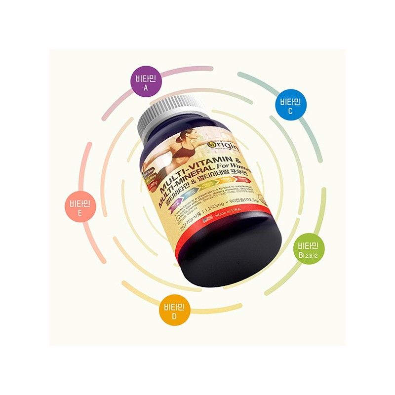 Origin Multivitamin & Multimineral for Women 90 Capsules (2 units)
