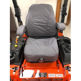 Durafit Seat Covers, Custom Fit Kubota Seat Cover for KUBOTA Zero Turn Mowers Z700 Series, Z781i and Kioti ZXC SE Series in Gray Waterproof Endura Fabric