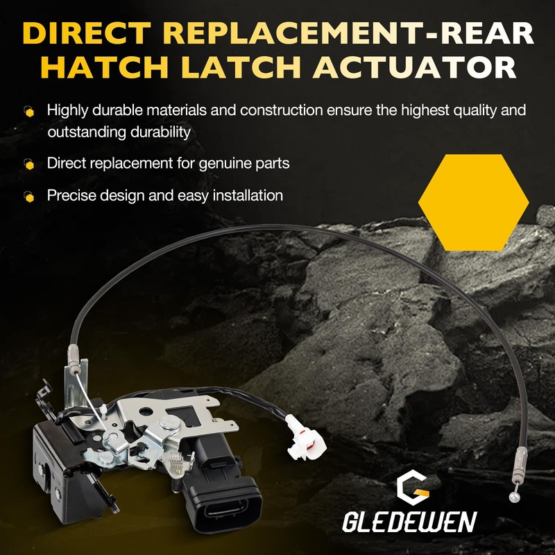 Gledewen Liftgate Hatch Trunk Door Lock Actuator for Toyota Sequoia