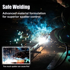 Harukiku Flux Core Welding Wire,Mild Steel E71T-GS .040 Inch Low Splatter Gasless Mig Welding Wire,1KG(2.2LB) Spool