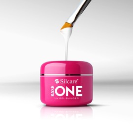 Silcare Gel Base One Milkshake 50g, white