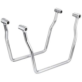 キジマ(Kijima) バイクパーツ サイドバッグサポート スチール製 ドラッグスター250/1100/1100クラシック 左右セットクロームメッキ 210-453