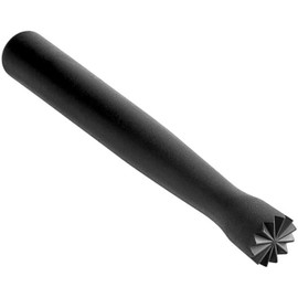 TrueCraftware- 8” Bar Muddler with Triangular Head Black Color Polycarbonate- Cocktail Muddler Fruit Crusher Bar Tools for Home for Making Mojito Mix and Other Fruit Drinks Home Bar Tool