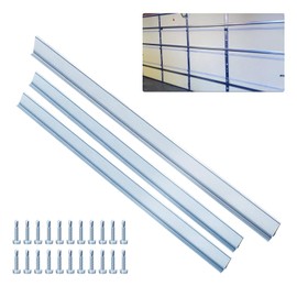 ZUIWAN 1 Set of 9FT Garage Door Strut Support Brace,9' Reinforcement Steel Hurricane Strut Beams,Heavy Duty,20# Thick Steel,Screws Included