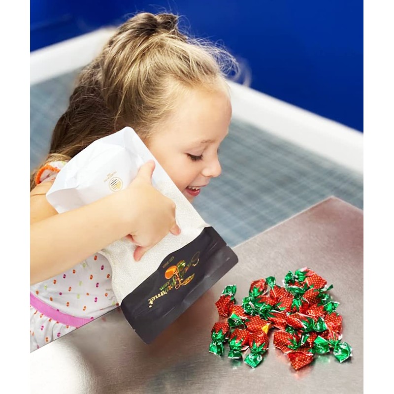 SweetGourmet Strawberry Bon Bons Buds Filled Hard Candy | 1