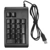 USB Wired Numeric Keypad 19 Keys Number Pad Waterproof RGB