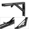 5 Pairs (10 PCS) 12 Inch Folding Shelf Brackets,Metal Collapsible