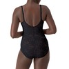 Bali Designs Women's Seamless shapewear bodysuits, Black, 36DD UK