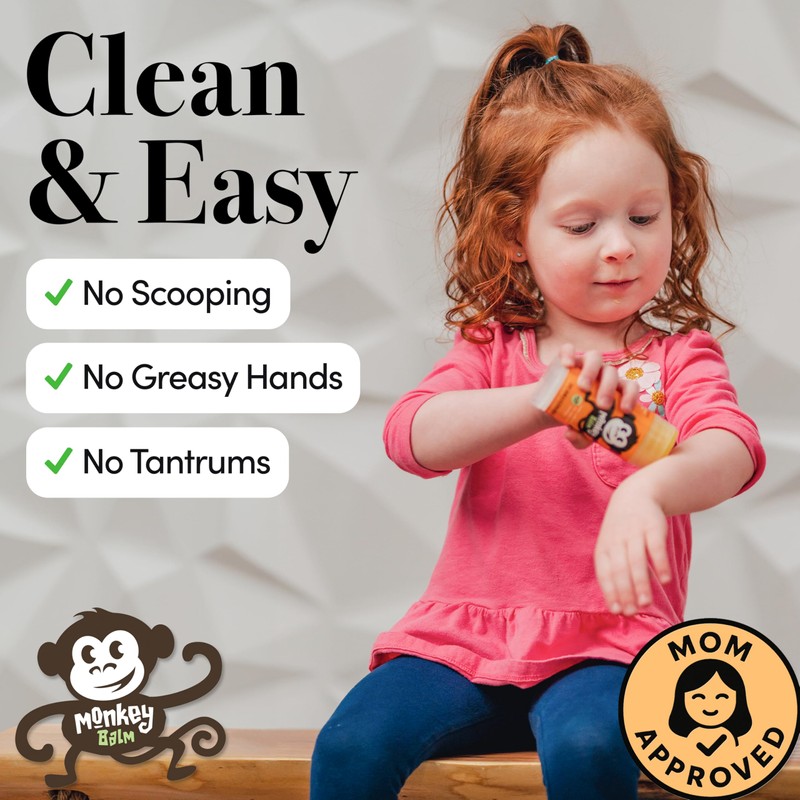 Monkey Balm All Natural Skin Care for Kids, Babies, Adults