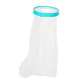 Mikinona Adult Leg Cast Cover for Shower Reusable Transparent Lower Leg Protector Breathable Calf Bandage Foot Cover Injury and Surgery Care Keeps Cast Dry at Home