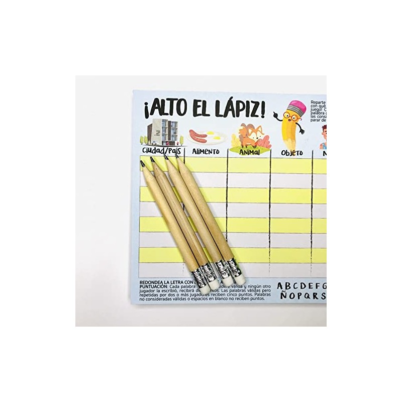 Tall Pen, Tutti Frutti Stop with Pad and Pens for