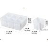 [1 Pack]Fridge Food Storage Containers with Lids Airtight Refrigerator Food