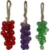 3 pz jabon en forma de racimo de uvas artesanal