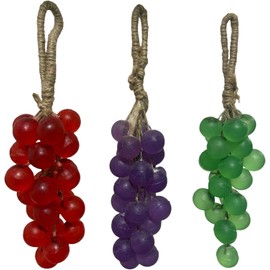 3 pz jabon en forma de racimo de uvas artesanal hecho a mano