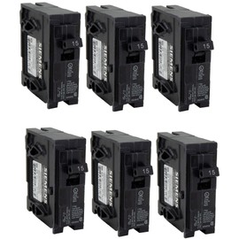 RecPro RV Circuit Breaker 15 Amp Q115 | Camper Breaker Replacement (6 Pack)