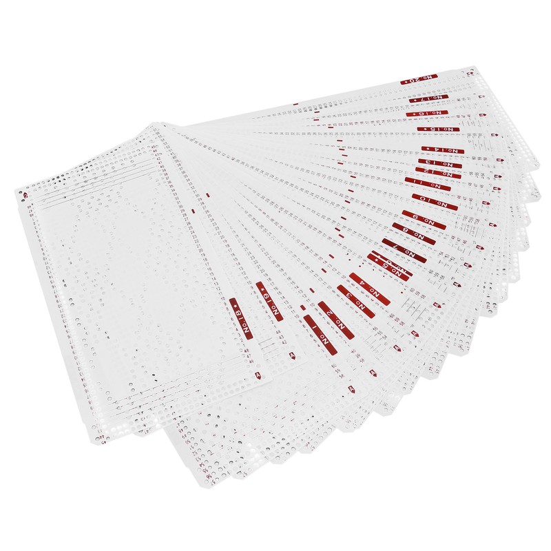 Punch Cards Practical Soft Durable Double Sided Printing Knitting Machine