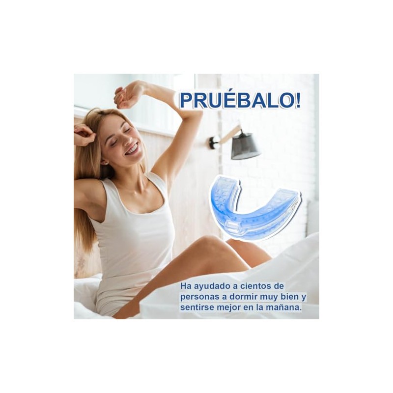 Guarda dental para dormir para evitar los ronquidos. Solución para
