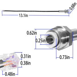 704492 Airless Sprayer Pressure Transducer 704-492 Only for Titan Impact 440 540 640 740 840 Sprayer